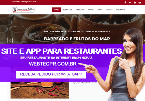 Site Pronto Para Restaurante - Script Pronto Para Restaurantes