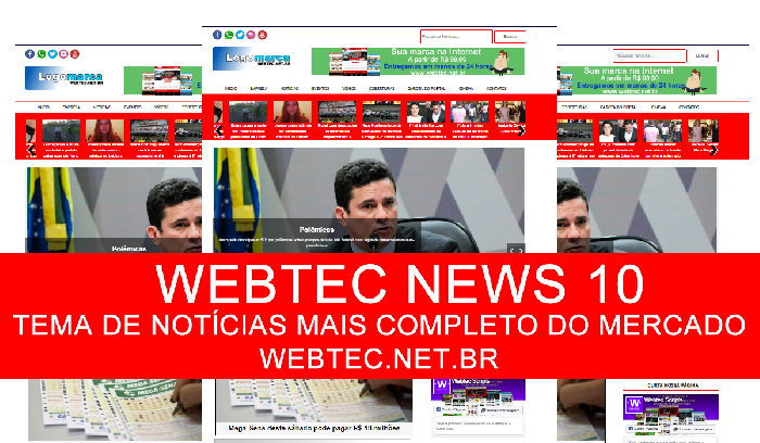Template Wordpress Pronto para Notícias Webtec News 10 - Webtec Scripts